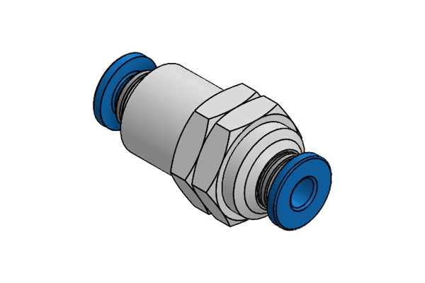 Bulkhead coupling D4